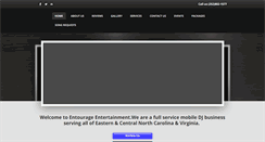 Desktop Screenshot of entourageentertainmentservices.com