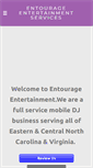Mobile Screenshot of entourageentertainmentservices.com